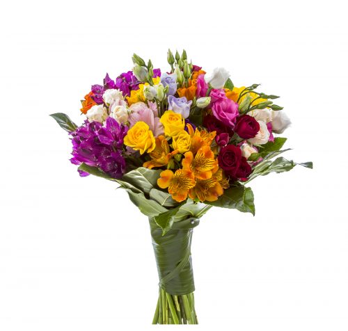 Bouquet de fleurs multicolores
